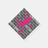 Pink Lizard Napkins Serviette (Ecke)