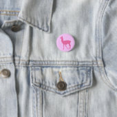 Pink Llama Button (Beispiel)