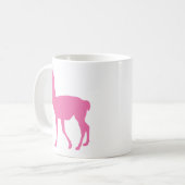 Pink Llama Kaffeetasse (Vorderseite Links)