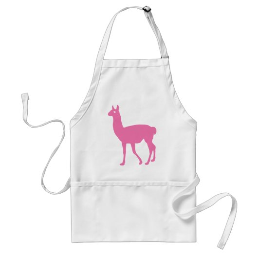Pink Llama Schürze (Vorne)
