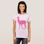 Pink Llama T - Shirt (Vorne ganz)