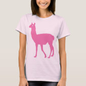 Pink Llama T - Shirt (Vorderseite)