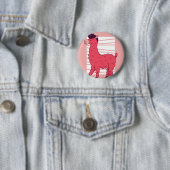 Pink Lllama Button (Beispiel)