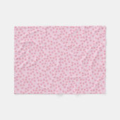Pink Lollipop Fleecedecke (Vorderseite (Horizontal))