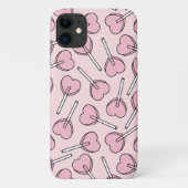Pink Lollipops, Heart Lollipops, Lollipop Pattern Case-Mate iPhone Hülle (Rückseite)