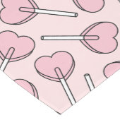 Pink Lollipops, Heart Lollipops, Lollipop Pattern Mittelgroßer Tischläufer (Ecke)