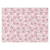 Pink Lollipops, Heart Lollipops, Lollipop Pattern Tischdecke (Vorderseite (Horizontal))