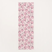 Pink Lollipops, Heart Lollipops, Lollipop Pattern Yogamatte (Vorderseite)