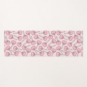 Pink Lollipops, Heart Lollipops, Lollipop Pattern Yogamatte (Vorderseite (Horizontal))
