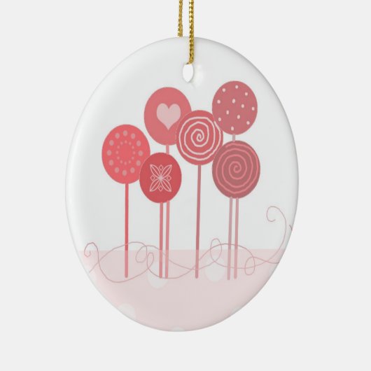 Pink Lollipops Keramikornament (Rechts)