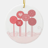 Pink Lollipops Keramikornament (Vorne)