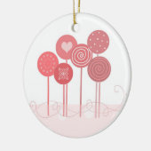 Pink Lollipops Keramikornament (Links)