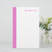 Pink Lollypop Muster Briefpapier (Stehend Vorderseite)