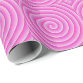 Pink Lollypop Muster Geschenkpapier (Rolleneckpunkt)