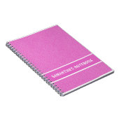 Pink Lollypop Muster Notizblock (Rechte Seite)