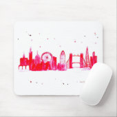 Pink London Mousepad (Mit Mouse)