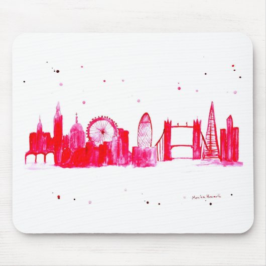 Pink London Mousepad (Vorne)