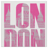 Pink London Stoff (Nahaufnahme)