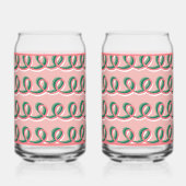 Pink Loops Soda Glass Dosenglas (Rechts)