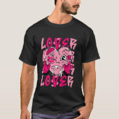 Pink Loser Lover Pink Drip Heart Matching Tee For  (Vorderseite)