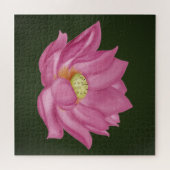 Pink Lotus Blossom Illustration Puzzle (Horizontal)
