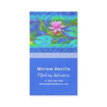 Pink Lotus Blue Namaste Yoga Studio oder Designer