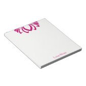 Pink Lotus Blume Yoga Instructor Holistic Classic Notizblock (angewinkelt)