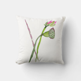 Pink Lotus Blume Zen Buddhistische Kunst Kissen