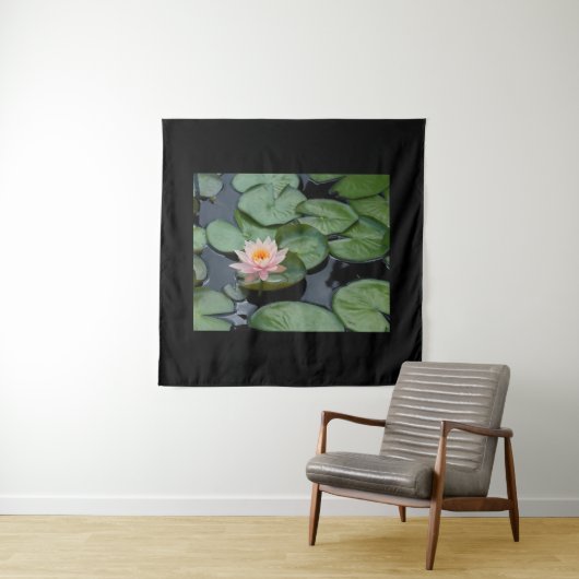 Pink Lotus Blume Zen Garden Wandteppich (Beispiel)