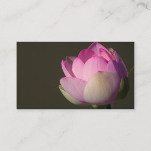 Pink Lotus Business Card Visitenkarte