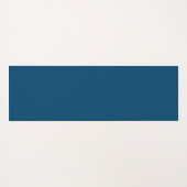 Pink Lotus Floral Mindfulful Zitat Dunkelblau Yogamatte (Rückseite (Horizontal))