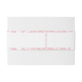 Pink Lotus Lanterns Indian Wedding Mail Envelope Einladungsbanderole (Rückseitenbeispiel)