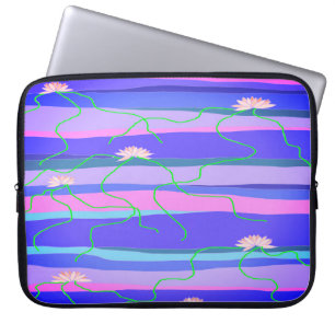 Pink-Lotus-Laptop-Sleeve Laptopschutzhülle
