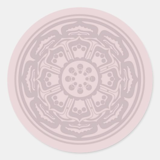 pink_lotus - Lg. Aufkleber (Vorderseite)