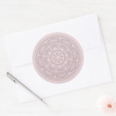 pink_lotus - Lg. Aufkleber (Umschlag)