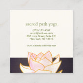 Pink Lotus Mandala 6 Punch Loyalität Treuekarte (Rückseite)