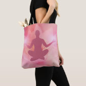 Pink Lotus Meditation Energie Yoga Tote Tasche (Von Nahem)