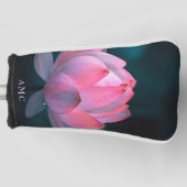 Pink Lotus Monogram Putter Golf Head Cover Golf Headcover (Vorderseite)