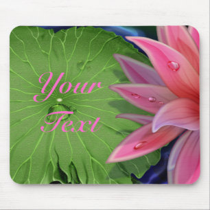 Pink Lotus Mousepad