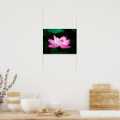 Pink Lotus Poster (Küche)