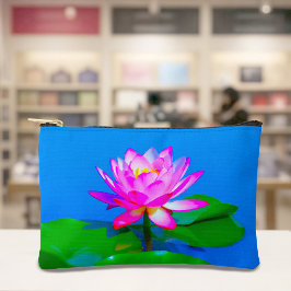 Pink Lotus Pouch Zubehörtasche