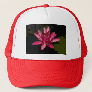 Pink Lotus Wasserlilie Truckerkappe