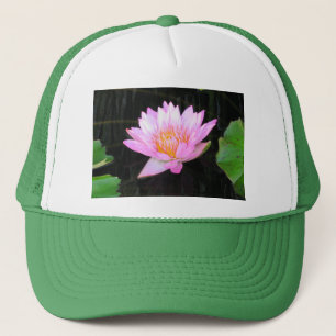 Pink Lotus Wasserlilie Truckerkappe