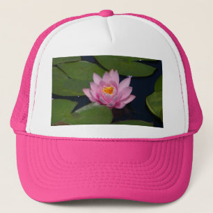 Pink Lotus Wasserlilie Truckerkappe