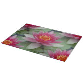 Pink Lotus Water Lilicour Cutting Board Schneidebrett (Ecke)