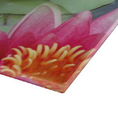 Pink Lotus Water Lilicour Cutting Board Schneidebrett (Ecke)