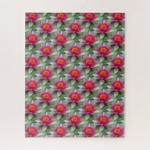 Pink Lotus Water Lily Puzzle