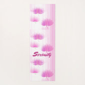 Pink Lotus Yoga Mat Yogamatte (Rückseite)