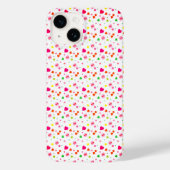 Pink Love Hearts Valentines Day Case-Mate iPhone Hülle (Rückseite)