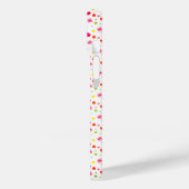 Pink Love Hearts Valentines Day Case-Mate iPhone Hülle (Rückseite / Links)